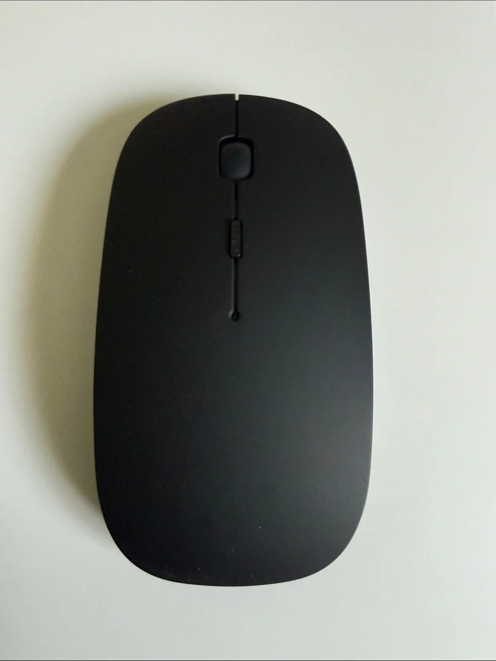 Rechargeable Bluetooth Wireless Mouse Black Slim USB Charging PC Mac Laptop